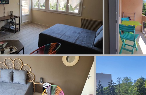 Flace Apartment | Mâcon - Studio 2 p - refurbished - Portable air conditioning - 34 m2