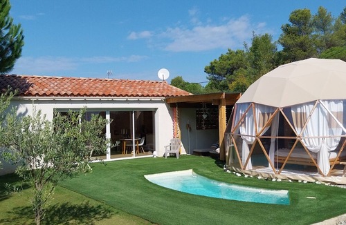 Malves-en-Minervois Cabin | "M"anon Dome 26m2 and 50m2 relaxation area