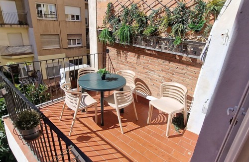 la Vila de Gracia Apartment | M - Gracia-apartments. Casa Vicens Gaudí. Terrace