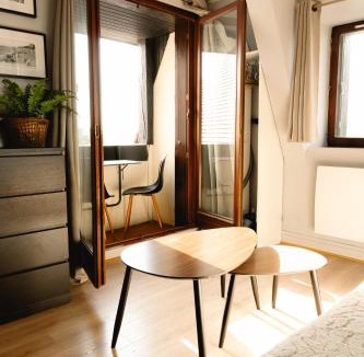 Blonville-sur-Mer Apartment | M2M confortable studio cabine avec parking privé gratuit - 4 min à pied de la plage - hypercentre