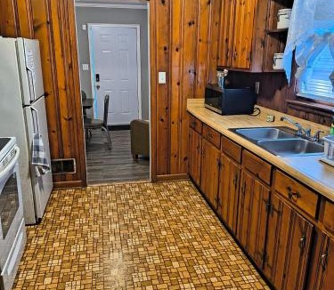Macon House | Macon 3BR Duplex | BBQ, Parking & Comfort