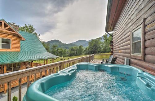 Maggie Valley House | Maggie Valley Cabin w/Private Hot Tub & Game Room