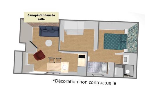 Amiens Apartment | Magic Circus, 3 couchages séjour dépaysant