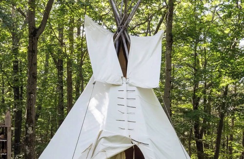 Coeymans Hollow Cabin | Magic Forest Farm Garden Tipi