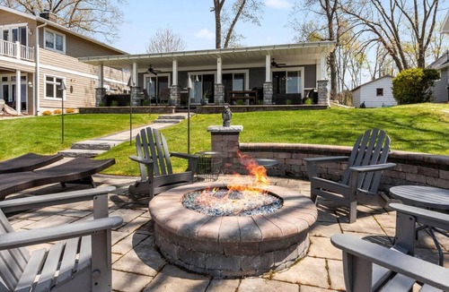 Sister Lakes House | Magician Lake Breeze | Stunning Water Views | Private Pier & Shoreline Fire Pit
