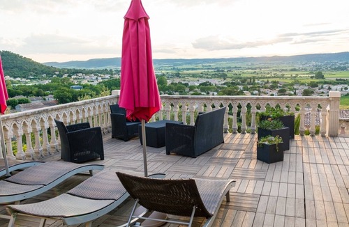 Langlade Apartment | Magnificent Gite with dominant view swimming pool and jacuzzi (L'Olivier)