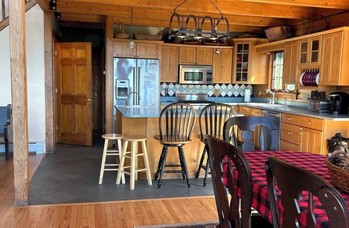 Lake George Ski Chalet | Magnificent Log Home Getaway