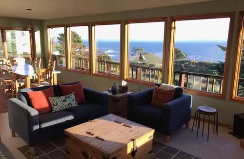 Bolinas House | Magnificent Pacific Ocean View! Large private beach house.