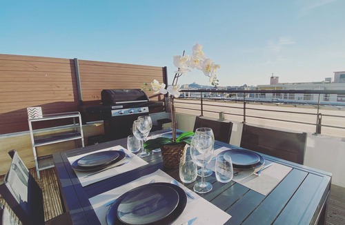 La Belle de Mai Apartment | Magnificent Roof-Top apartment with sea view and 2 parking spaces.