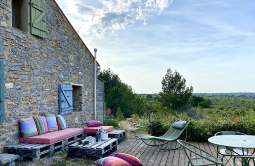 Port-la-Nouvelle House | Magnificent stone sheepfold in the garrigue - all comforts - La Palme (11)