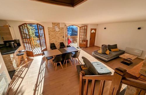 Roubion Ski Chalet | Magnifique Chalet avec Balneo