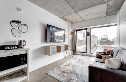 Quartier des Spectacles Apartment | Magnifique Studio au centre-ville à 5 min à pied de tout
