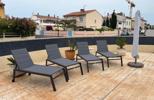 Le Barcares Villa | Magnifique villa moderne Jacuzzi 4 chambres 3 salle de bain proche plage centre ville activité