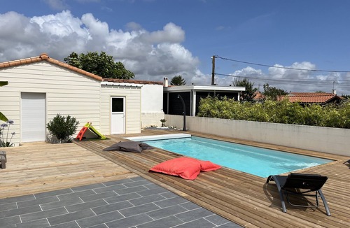 Longeville-sur-Mer Villa | Maison 3chambres Avec Piscine Chauffée