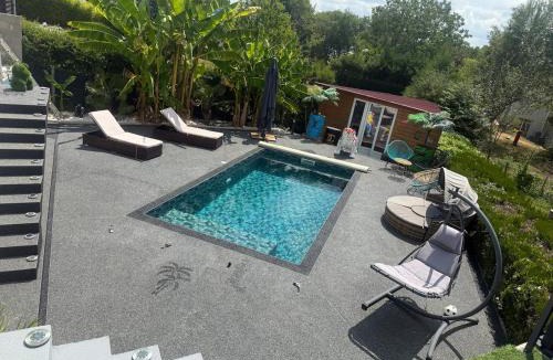 La Machine House | Maison cocooning , avec double jacuzzi et piscine