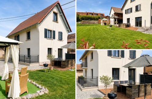 Gingsheim House | Maison Contemporaine Haut Standing - 4 Chambres, Terrasse, Spa & Espace Vert