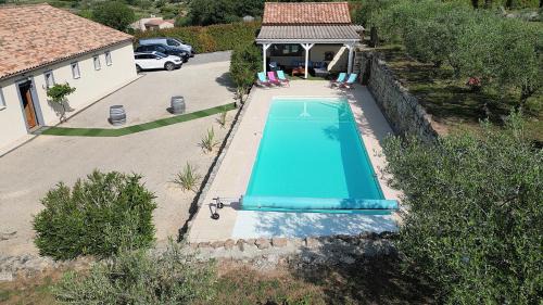 Rosieres House | Maison cosy avec piscine privée, vue 360 panoramique