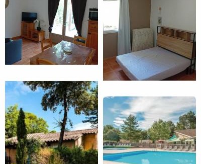 Gaujac House | Maison dans village de vacances 5 pers climatisé piscine