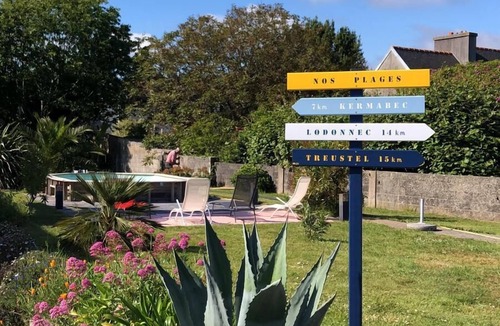 Ploneour-Lanvern House | Maison de Vacances Avec Piscine