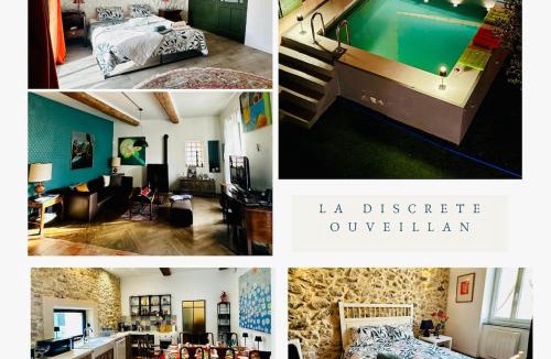 Ouveillan Villa | Maison de village avec piscine 8 personnes