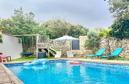 Cournonsec Other | Maison Familiale Entre mer et Garrigue, Piscine