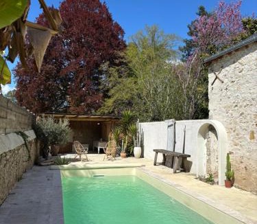 Buxeuil Villa | Maison Hortense 4 étoiles piscine chauffée et sauna