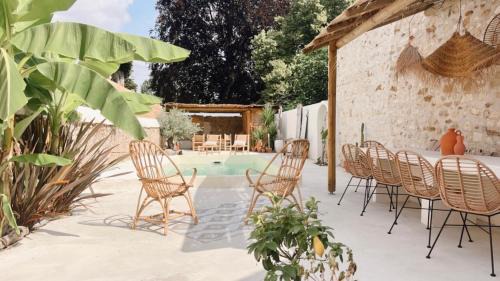 Buxeuil Villa | Maison Hortense 4 étoiles piscine chauffée et sauna