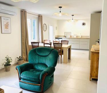 Cournonterral Apartment | Maison jardin proche Montpellier et plages