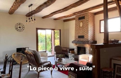 Criquiers House | Maison normande typique 10 pers , Grande pièce à vivre ,cheminée, grand jardin