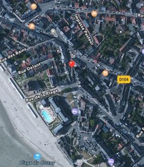 Le Crotoy House | Maison Plage à 50m, Centre Ville avec sa cabine de plage