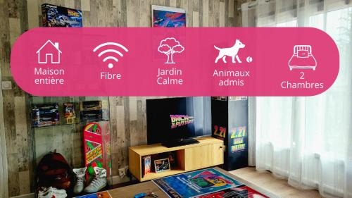 Marmagne House | Maison Retour vers le Futur - 2 chambres/jardin