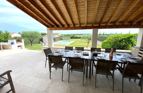 Pougnadoresse House | Maison Roquebeauresse - Piscine privée