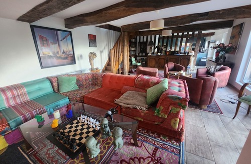 Pennedepie House | Maison vue mer Avec Pool House et spa de Nage Entre Deauville et Honfleur