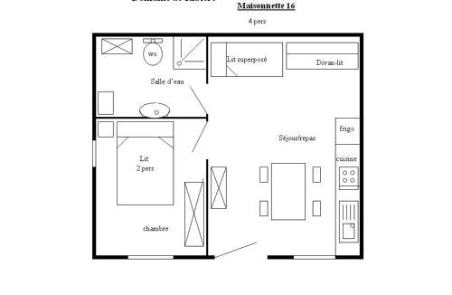 Grospierres Ski Chalet | Maisonette #16, 4 Pers, Domaine De Ribiere