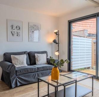 Mouvaux House | Maisonette 2 chambres avec cour, proche tram