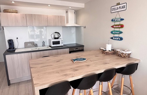 Stella-Plage Apartment | Maisonette with sea view for 6 people near Le Touquet