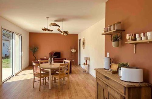 Gerde House | Maisonnette avec vue Montagne et jardin