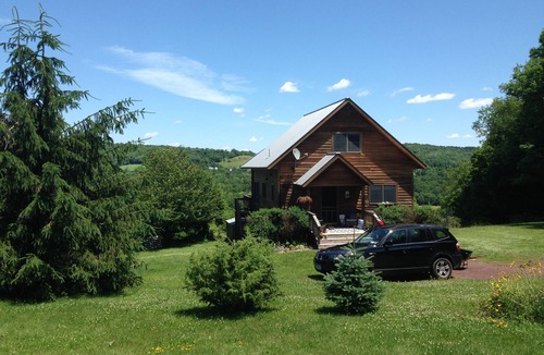 Town of Delaware House | Majestic Farmland A-Frame with Sweeping Views