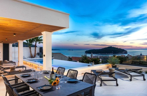 Dubrovnik Villa | Majestic Villa Lidija w/private infinity pool and sea view