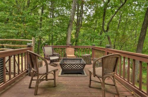 Morganton Villa | Mama Bears Hideaway Mountain views hot tub pet-friendly