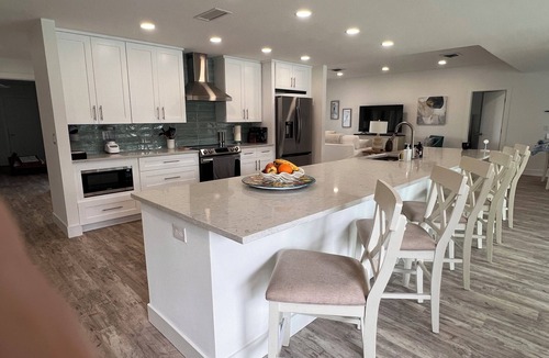 South Venice House | Manasota Key Beach Home with Pool & Fire Pit