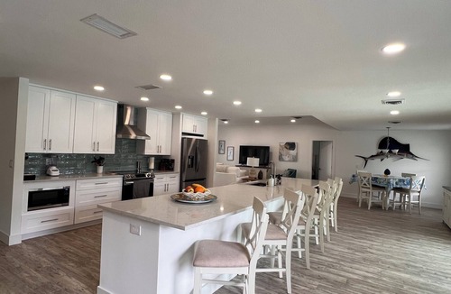 South Venice House | Manasota Key Beach Home with Pool & Fire Pit