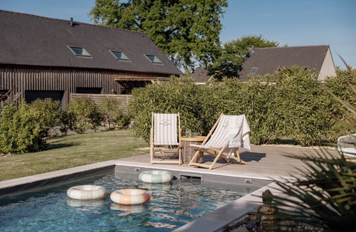 Val-d'Ize House | Manoir de la Nogrie -La Grange, 4 bedrooms, heated pool and private jacuzzi