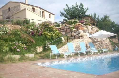 La Llacuna Villa | Mansion in La Llacuna with Pool & Mountain Views