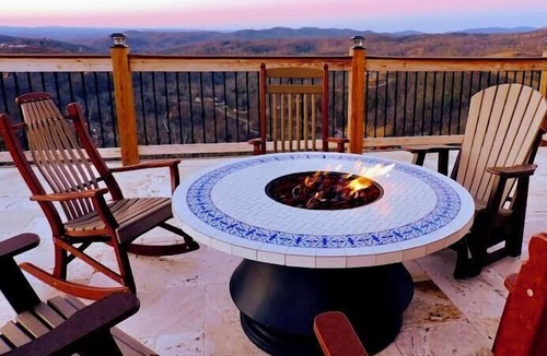 Chalet Village North Cabin | Mansion In The Sky: Luxe Retreat with Breathtaking Views Over Downtown Gatlinburg!