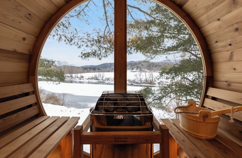 Johnson House | Maple Sugar Shack | Hot Tub, Sauna, River & Views