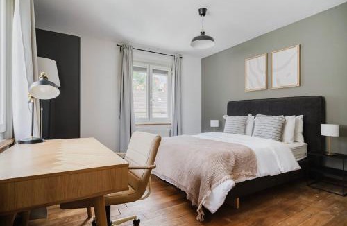 Wipkingen Apartment | Maple Suite Zürich Helle Ferienwohnung mit Balkon & 2 großen Schlafzimmern
