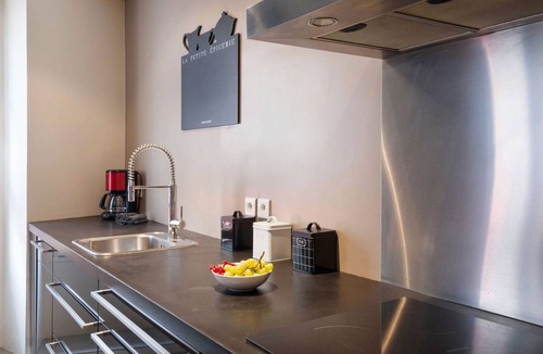 Saint-Merri Apartment | Marais Market Street Gem | Chic 1BR + Sofa Bed