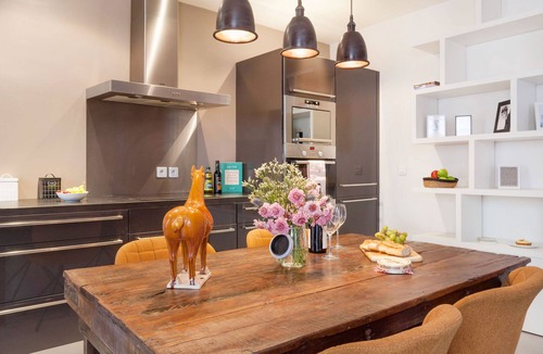 Saint-Merri Apartment | Marais Market Street Gem | Chic 1BR + Sofa Bed