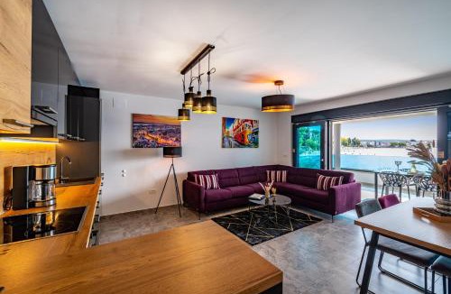 Sukosan Apartment | Marina-Bay-Resort - with Pool - first line to the sea